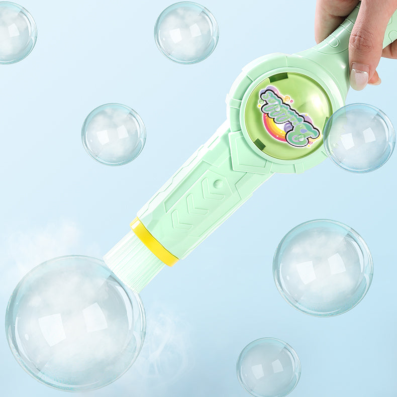 Mist Bubble Machine for Kids – Elastic Bubble Fog Wand, Smoke Bubble Sword, Interactive STEM Toy with Lights & Music, Parent-Child Fun, Outdoor Summer Play, Birthday Gift for Boys & Girls